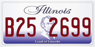 IL license plate B252699