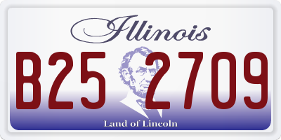 IL license plate B252709
