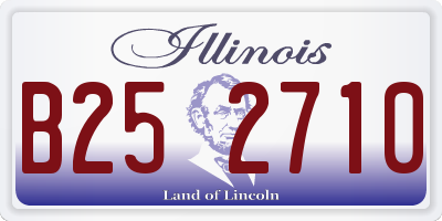 IL license plate B252710
