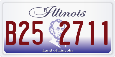 IL license plate B252711
