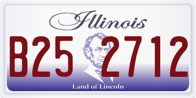 IL license plate B252712