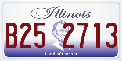 IL license plate B252713