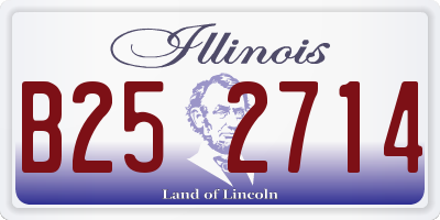 IL license plate B252714