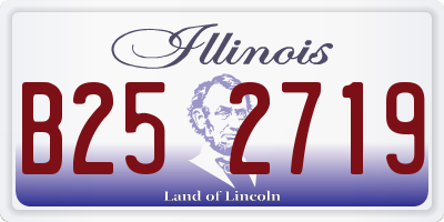 IL license plate B252719