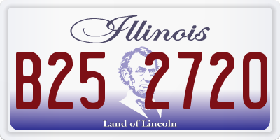 IL license plate B252720