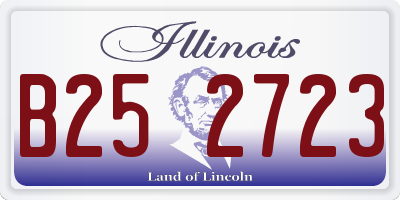IL license plate B252723