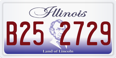 IL license plate B252729