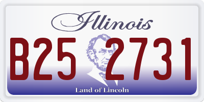 IL license plate B252731