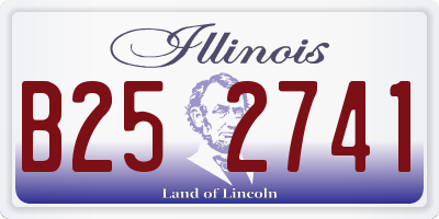 IL license plate B252741