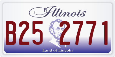 IL license plate B252771