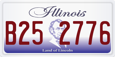 IL license plate B252776
