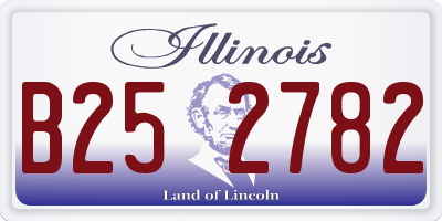 IL license plate B252782