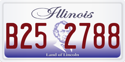 IL license plate B252788