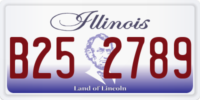 IL license plate B252789