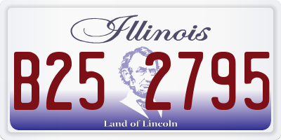 IL license plate B252795