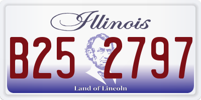 IL license plate B252797