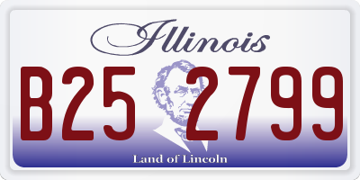 IL license plate B252799