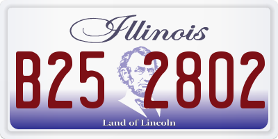 IL license plate B252802