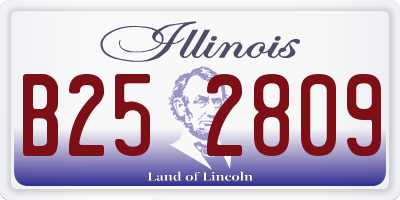 IL license plate B252809