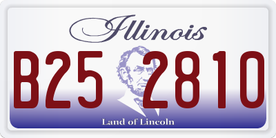 IL license plate B252810