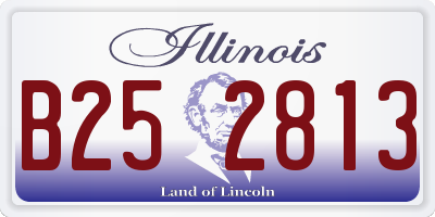 IL license plate B252813
