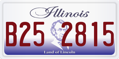 IL license plate B252815