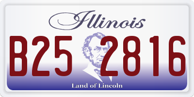 IL license plate B252816