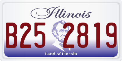 IL license plate B252819