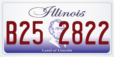 IL license plate B252822