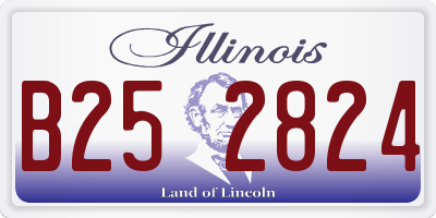 IL license plate B252824