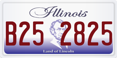 IL license plate B252825