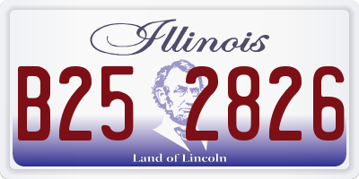 IL license plate B252826