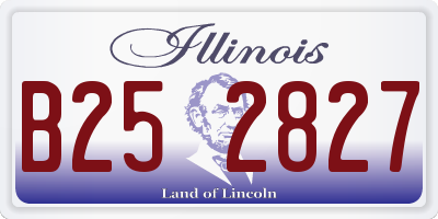 IL license plate B252827