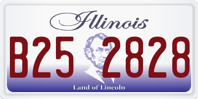 IL license plate B252828