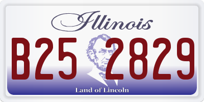 IL license plate B252829
