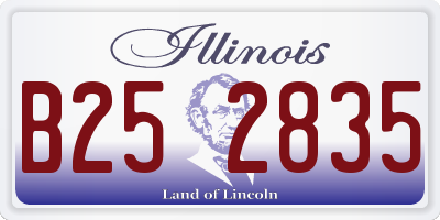 IL license plate B252835