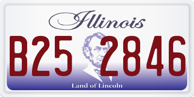 IL license plate B252846