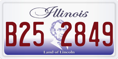 IL license plate B252849