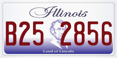 IL license plate B252856