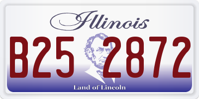 IL license plate B252872