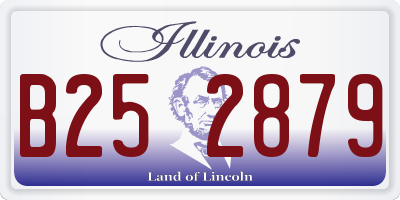 IL license plate B252879