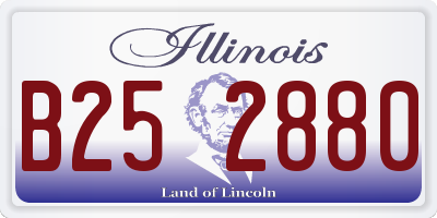 IL license plate B252880
