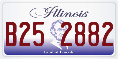 IL license plate B252882