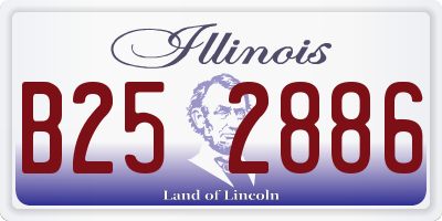 IL license plate B252886