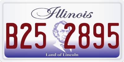 IL license plate B252895