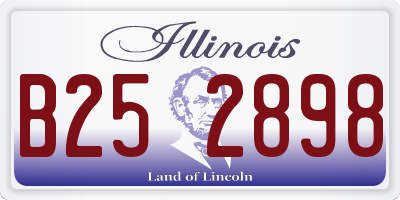 IL license plate B252898