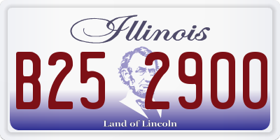 IL license plate B252900