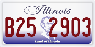 IL license plate B252903