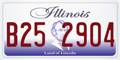 IL license plate B252904