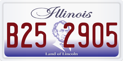 IL license plate B252905